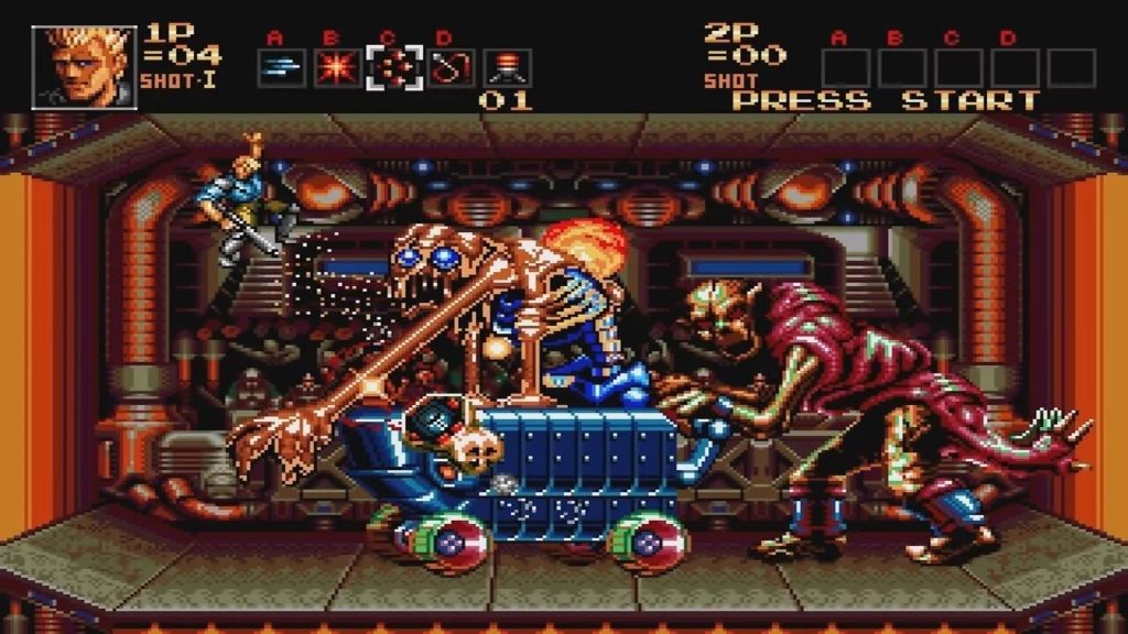 screenshot from the game Contra Hard Corps