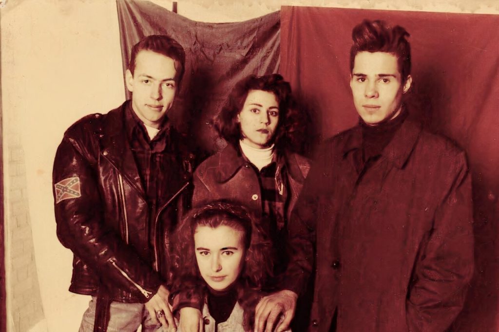 Kirill Ermichev and friends from Kupchino Lyceum, 1992