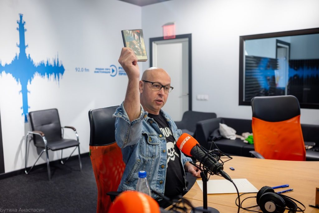 Kirill Ermichev, on the air of Komsomolskaya Pravda radio