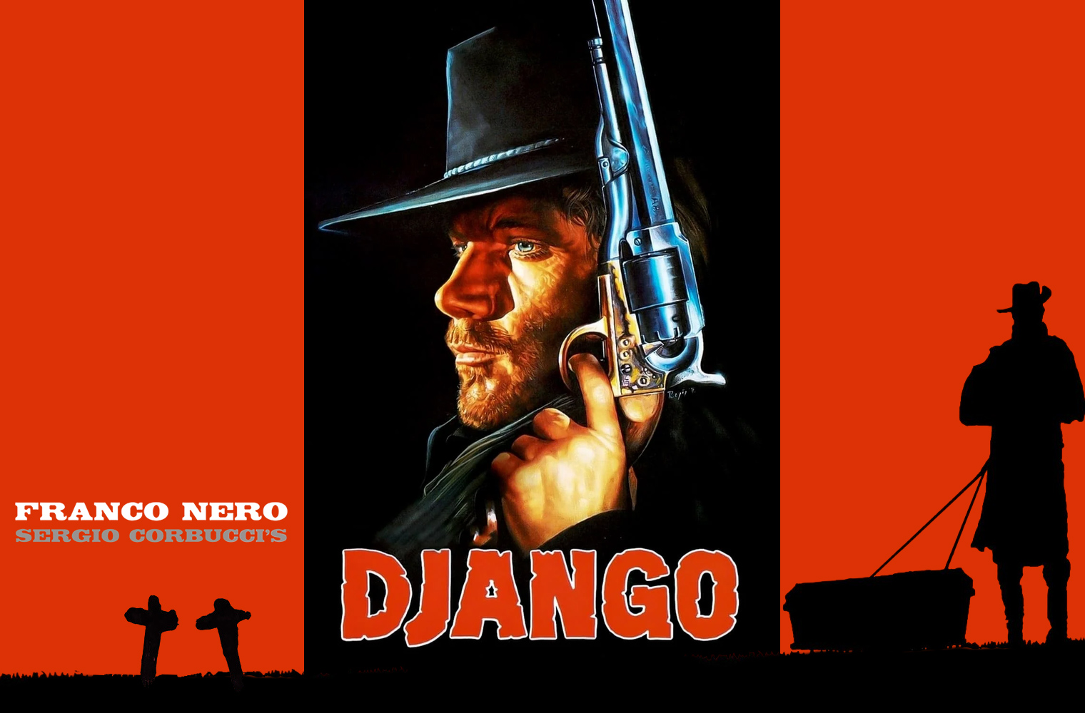 Django 1966 Sergio Corbucci with Franco Nero, on the 60th anniversary of the cult Western, film review