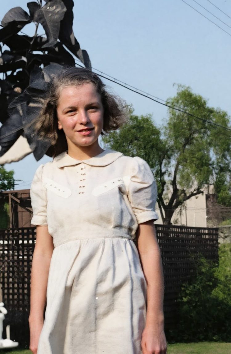 Norma Jeane Baker, ~13 years old