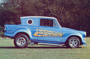 A profile for an article about the Ford Anglia 105E Sexspensive.