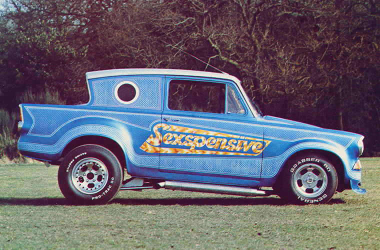 A profile for an article about the Ford Anglia 105E Sexspensive.