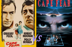 Cape Fear, a review of the 1961 original and the 1991 remake by Scorsese