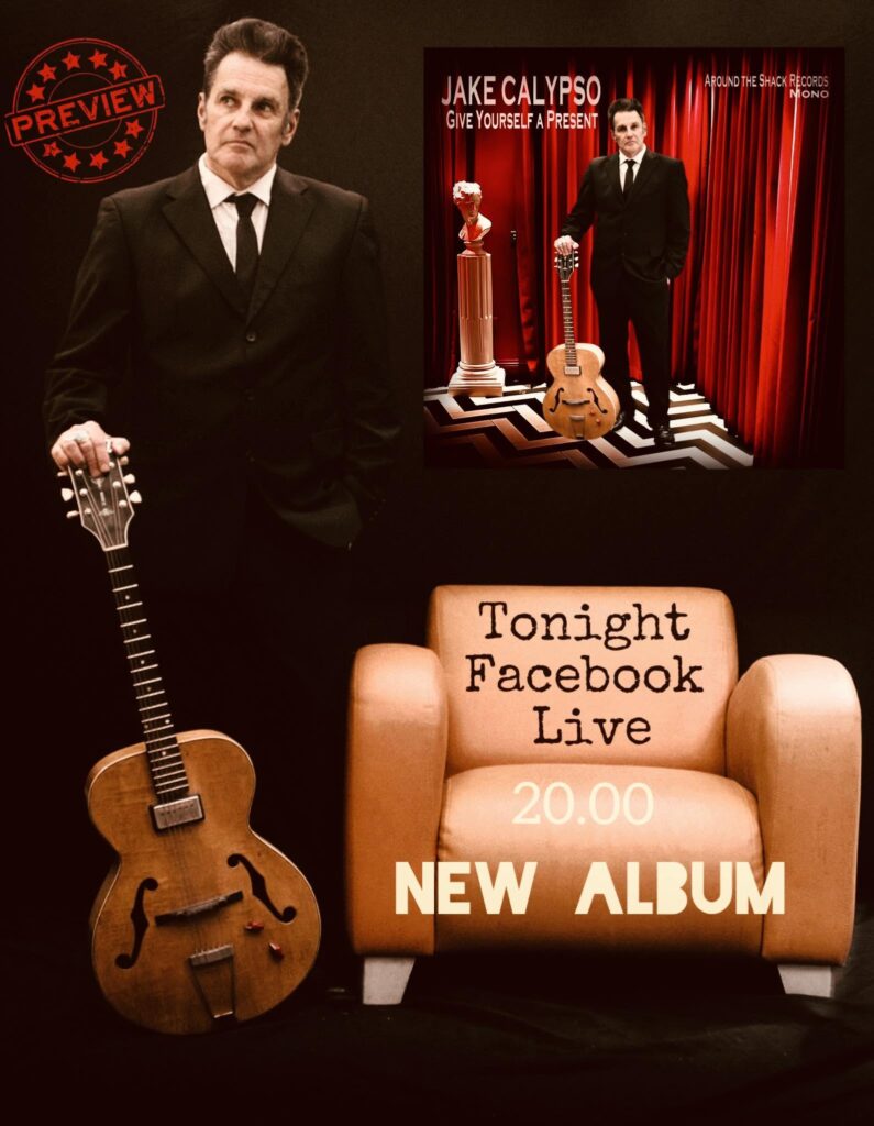 announcement of the presentation of the album Jake Calypso - Give Yourself a Present 2026