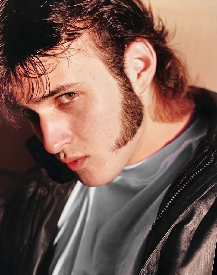 Young Robert Rodriguez with Elvis sideburns