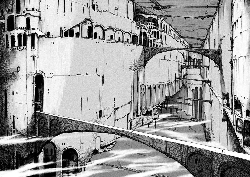 a picture from the manga Blame