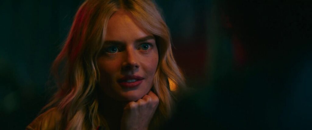 Samara Weaving, Carolina Caroline 2026, still from the movie
