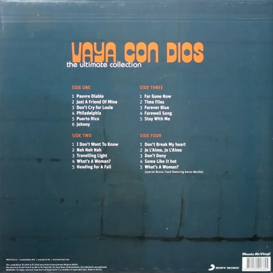 vaya con dios, ultimate collection 2 lp, buy vinyl