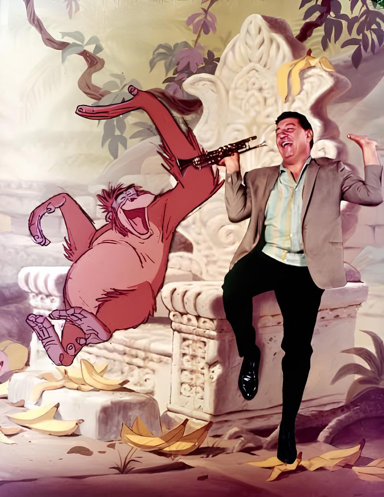 Louis Prima voiced the orangutan Louie in the animated film The Jungle Book (1967)