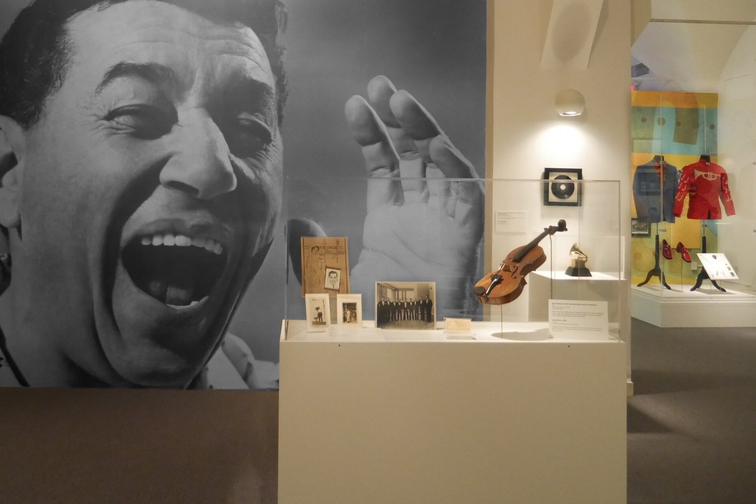 Louis Prima exhibition at the New Orleans Jazz Museum